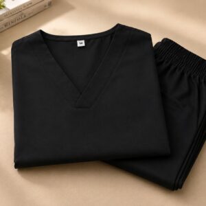 Scrub Oxford da Cor Preto - Unissex