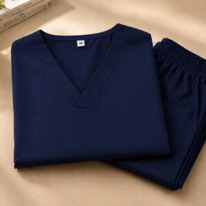 Scrub Oxford da Cor Azul Marinho - Unissex