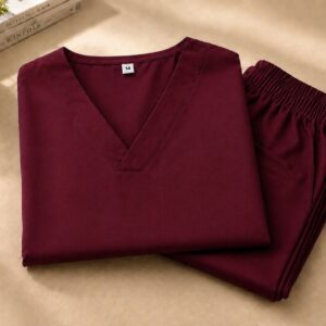 Scrub Oxford da Cor Bordo - Unissex