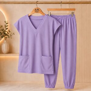 Conjunto Scrub da Cor Lilás